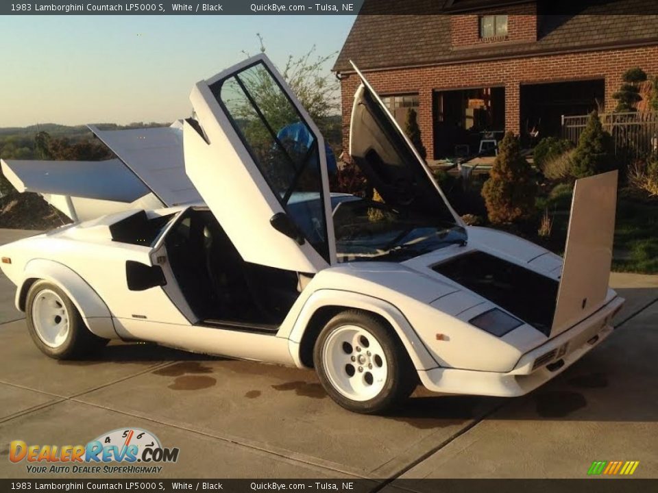 White 1983 Lamborghini Countach LP5000 S Photo #4