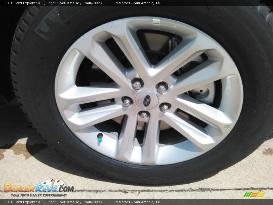 2016 Ford Explorer XLT Ingot Silver Metallic / Ebony Black Photo #5