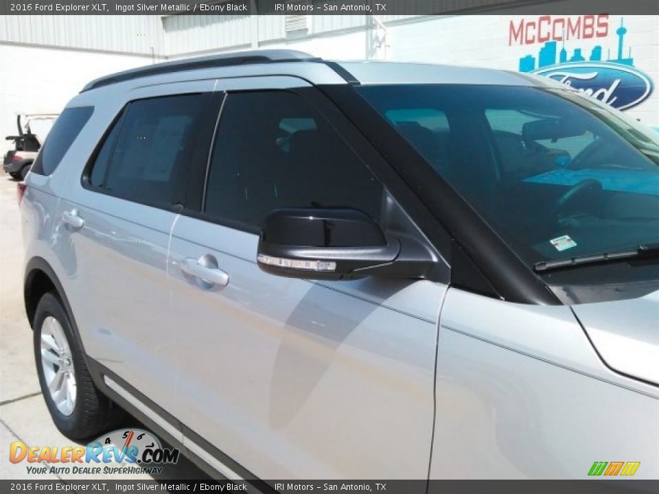 2016 Ford Explorer XLT Ingot Silver Metallic / Ebony Black Photo #6