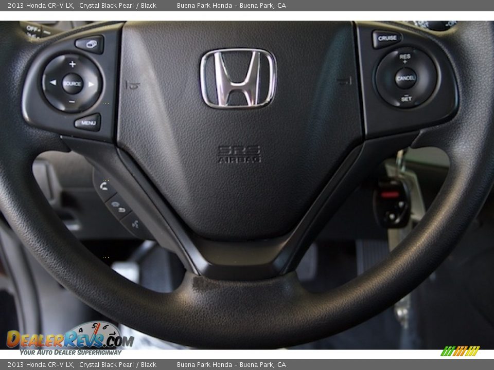 2013 Honda CR-V LX Crystal Black Pearl / Black Photo #13
