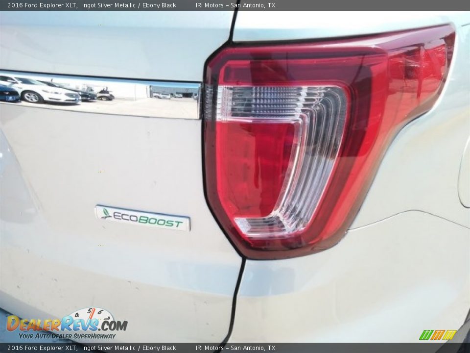 2016 Ford Explorer XLT Ingot Silver Metallic / Ebony Black Photo #14