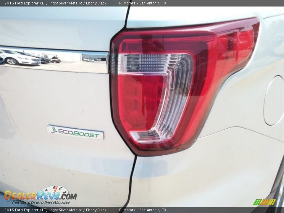 2016 Ford Explorer XLT Ingot Silver Metallic / Ebony Black Photo #15
