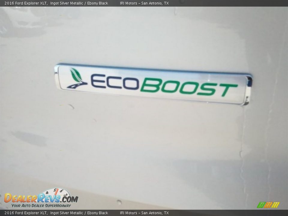 2016 Ford Explorer XLT Ingot Silver Metallic / Ebony Black Photo #16