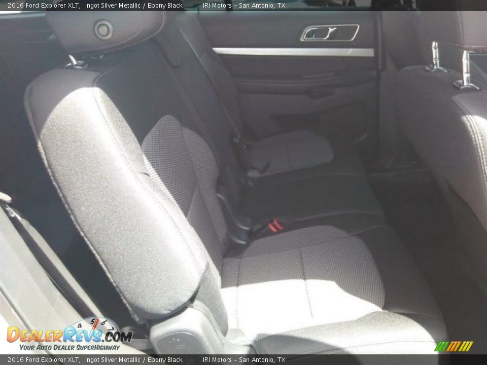 2016 Ford Explorer XLT Ingot Silver Metallic / Ebony Black Photo #19