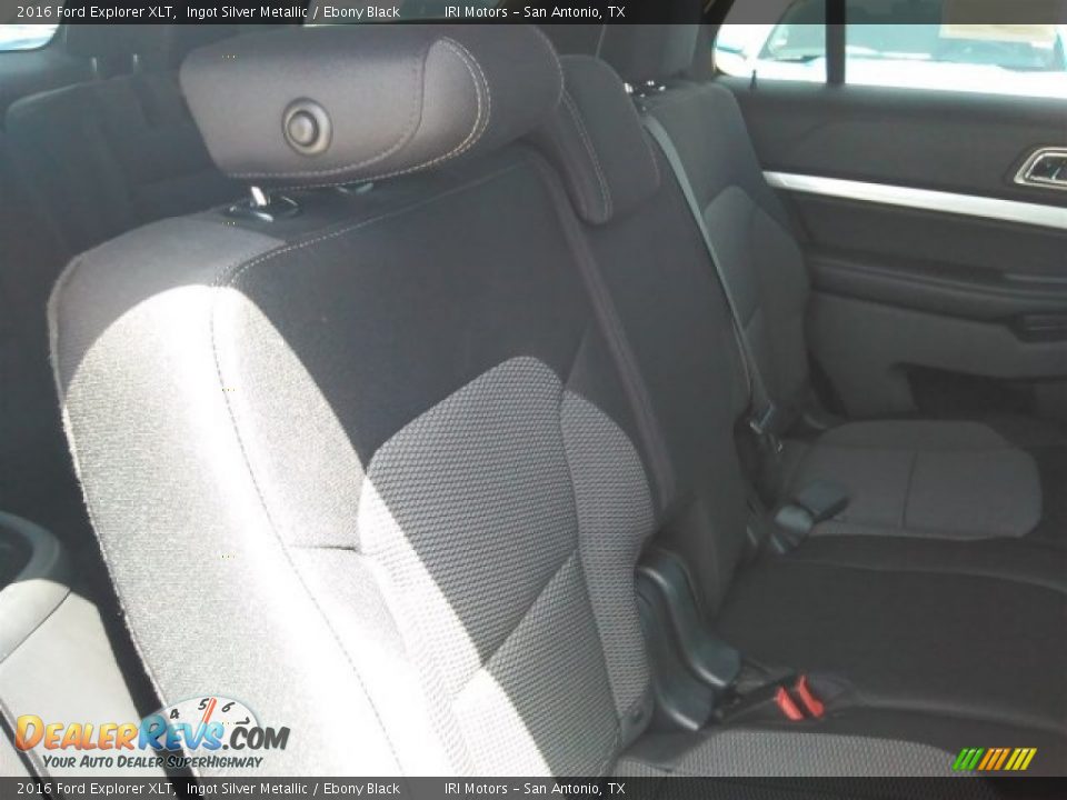 2016 Ford Explorer XLT Ingot Silver Metallic / Ebony Black Photo #20