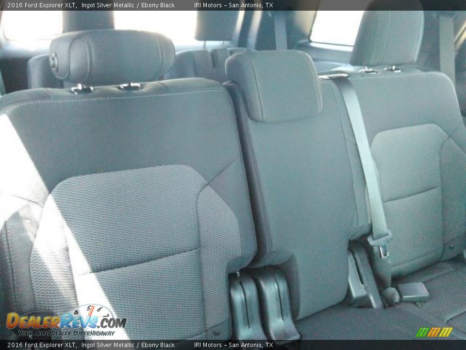 2016 Ford Explorer XLT Ingot Silver Metallic / Ebony Black Photo #22
