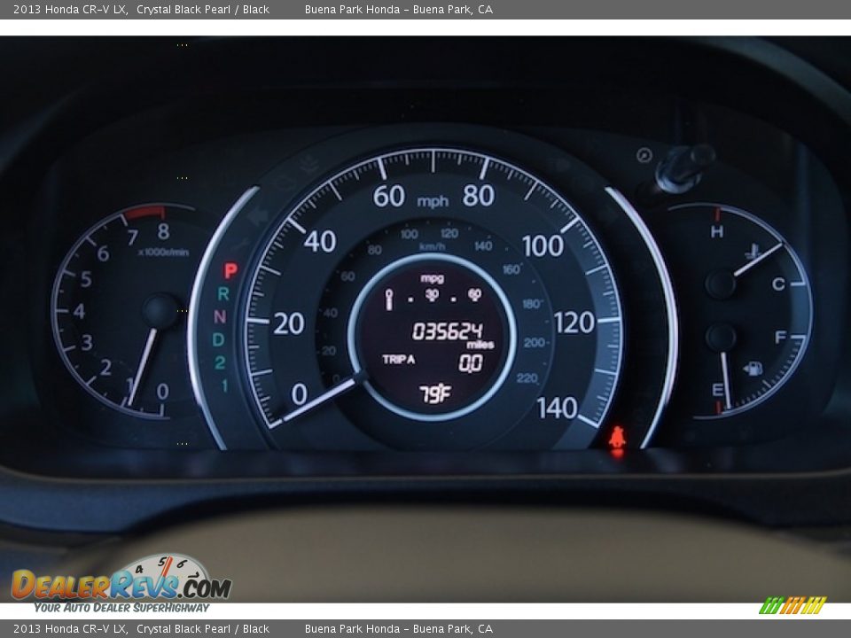 2013 Honda CR-V LX Crystal Black Pearl / Black Photo #23