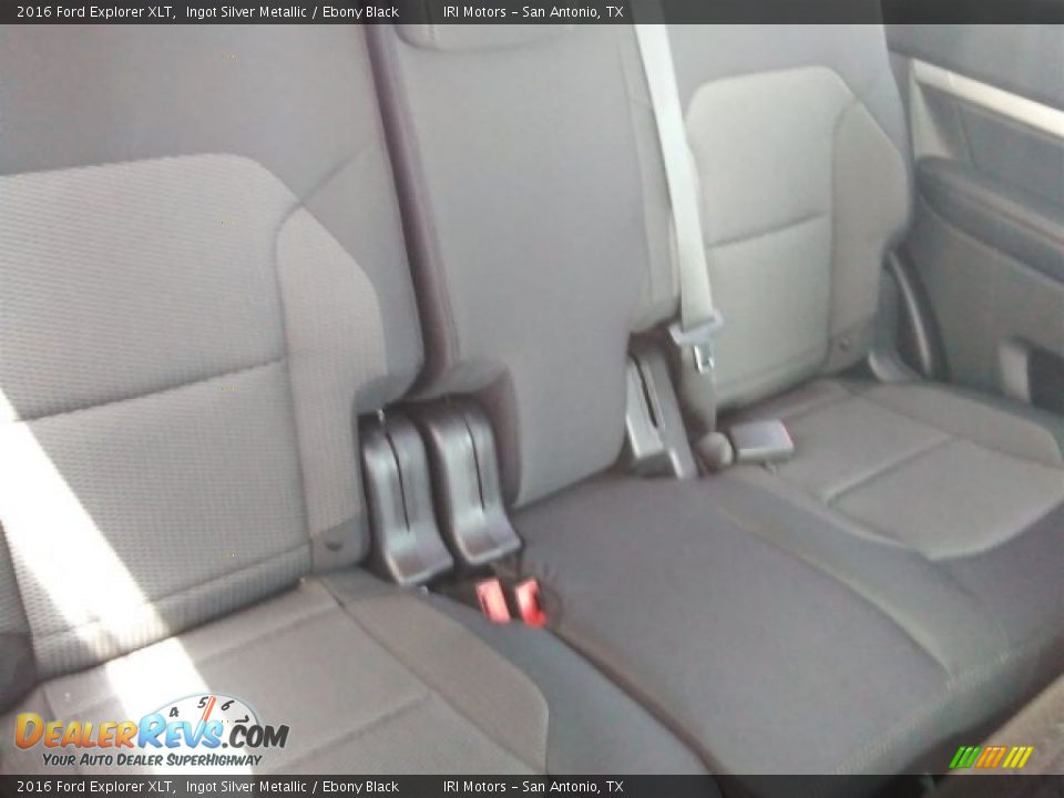 2016 Ford Explorer XLT Ingot Silver Metallic / Ebony Black Photo #23