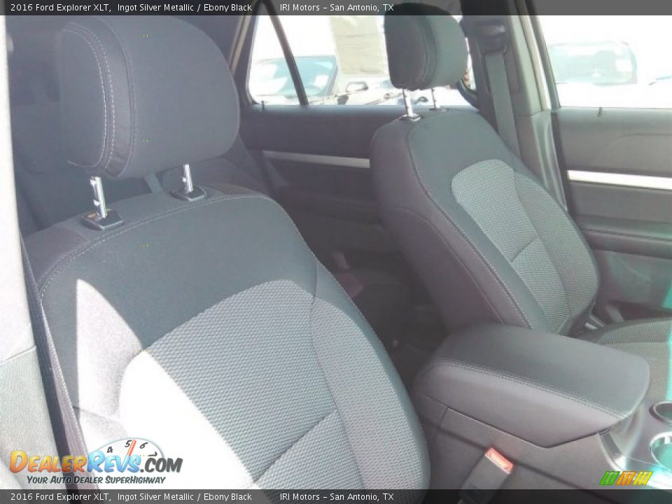 2016 Ford Explorer XLT Ingot Silver Metallic / Ebony Black Photo #26
