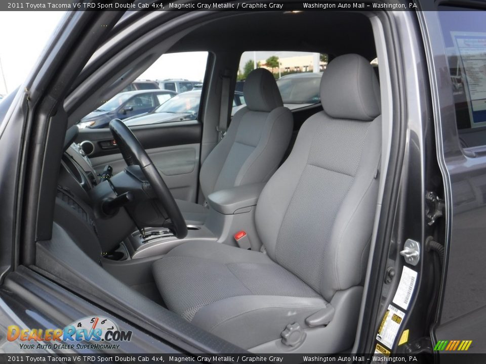 2011 Toyota Tacoma V6 TRD Sport Double Cab 4x4 Magnetic Gray Metallic / Graphite Gray Photo #6