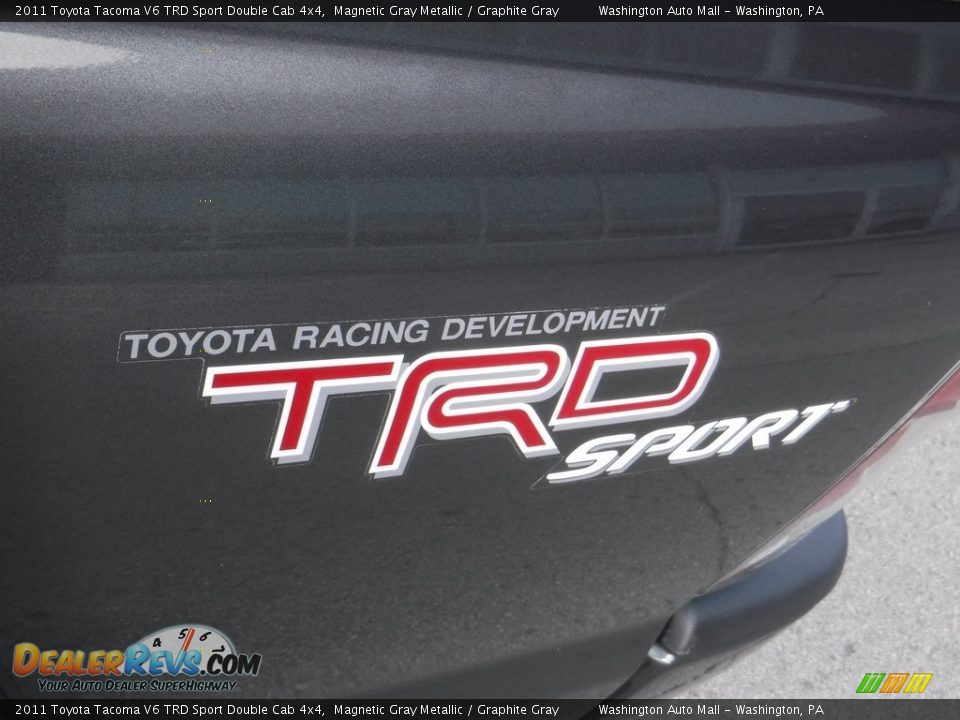 2011 Toyota Tacoma V6 TRD Sport Double Cab 4x4 Magnetic Gray Metallic / Graphite Gray Photo #8