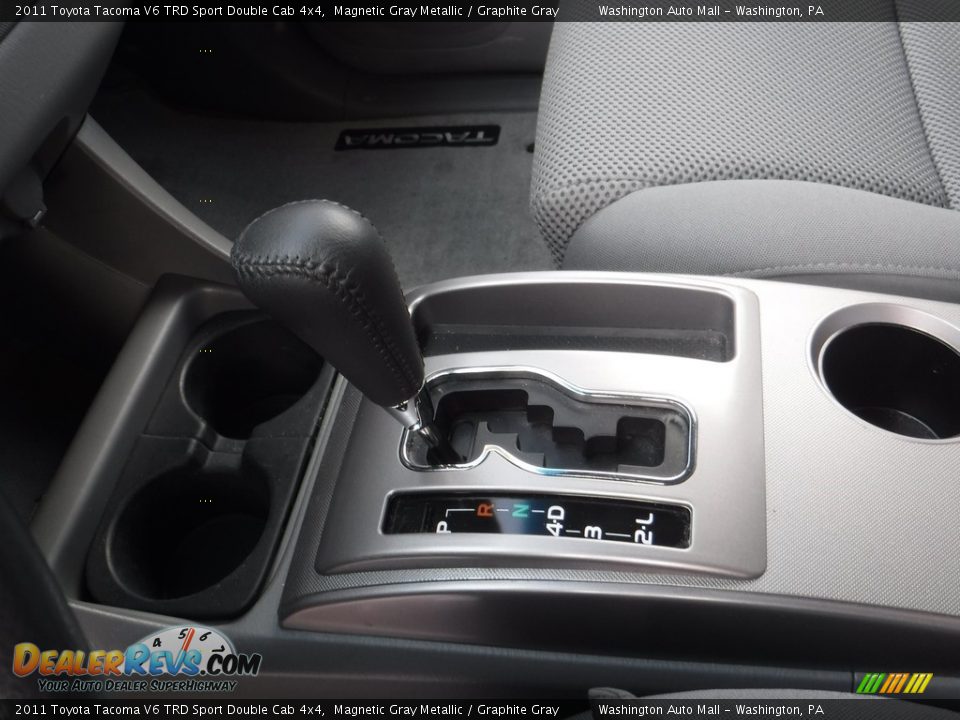 2011 Toyota Tacoma V6 TRD Sport Double Cab 4x4 Magnetic Gray Metallic / Graphite Gray Photo #19