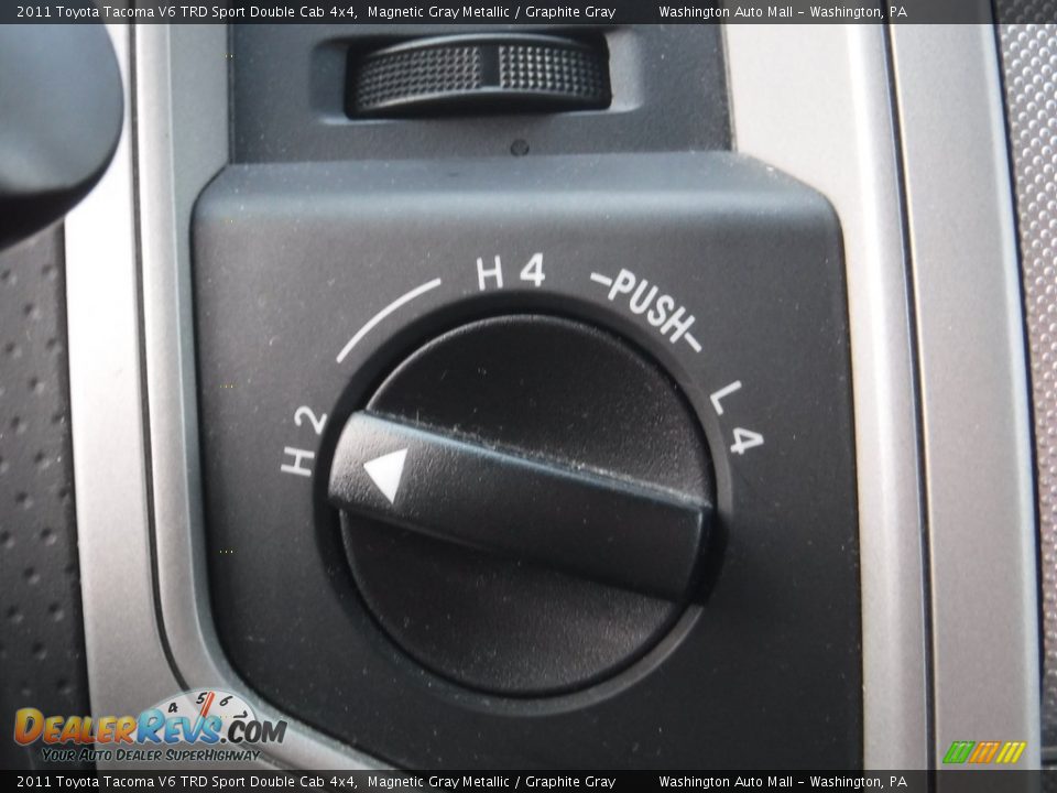 2011 Toyota Tacoma V6 TRD Sport Double Cab 4x4 Magnetic Gray Metallic / Graphite Gray Photo #21