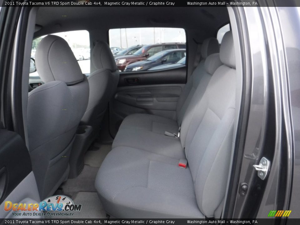 2011 Toyota Tacoma V6 TRD Sport Double Cab 4x4 Magnetic Gray Metallic / Graphite Gray Photo #24