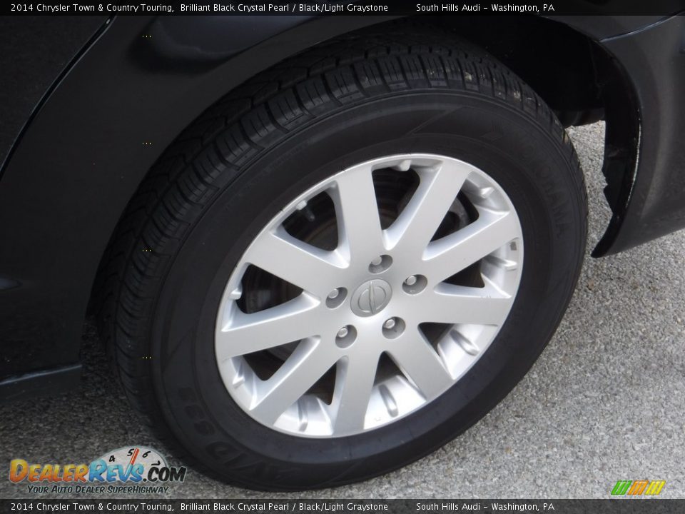 2014 Chrysler Town & Country Touring Brilliant Black Crystal Pearl / Black/Light Graystone Photo #4