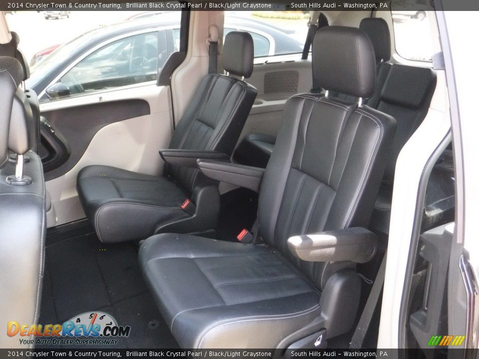 2014 Chrysler Town & Country Touring Brilliant Black Crystal Pearl / Black/Light Graystone Photo #31