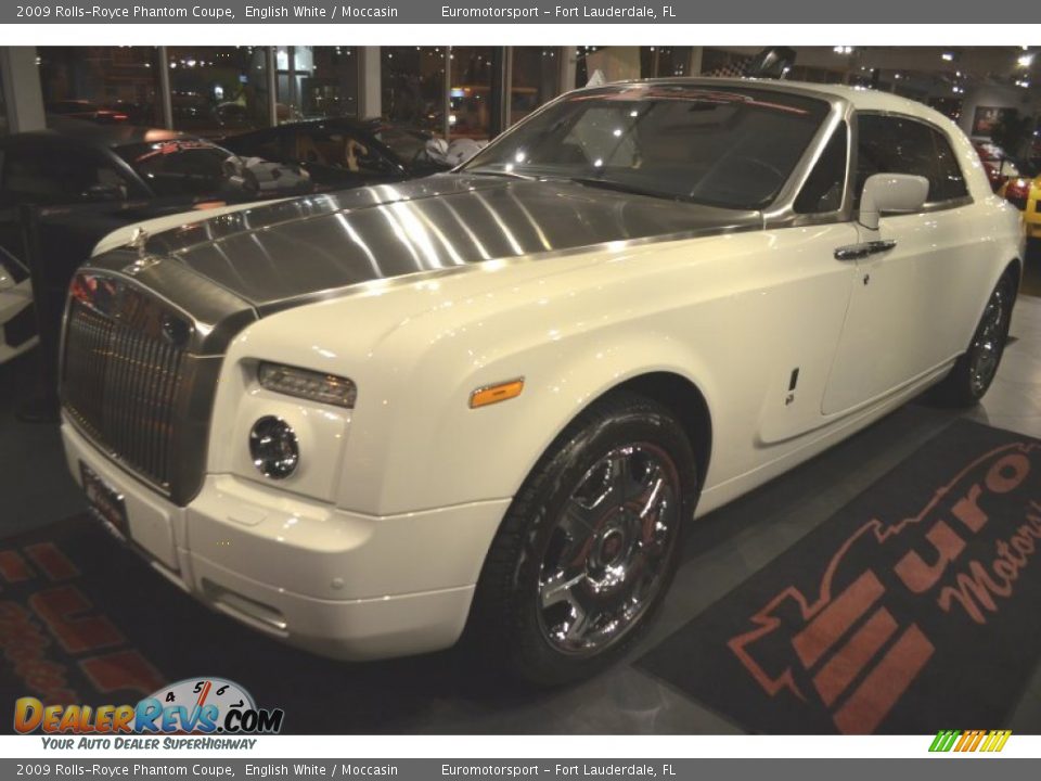 2009 Rolls-Royce Phantom Coupe English White / Moccasin Photo #1