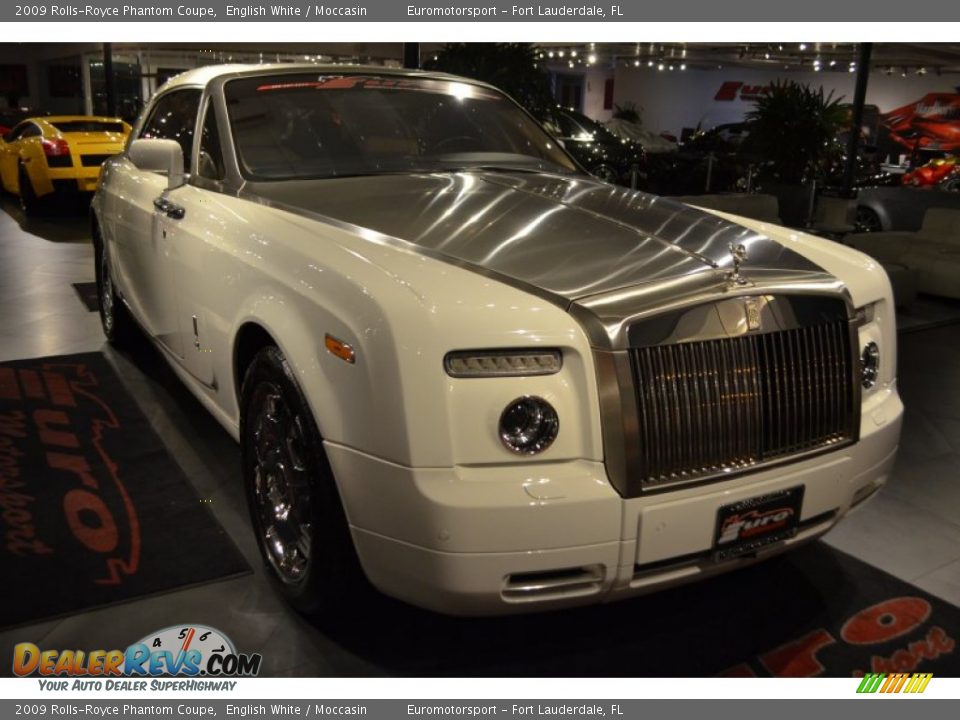2009 Rolls-Royce Phantom Coupe English White / Moccasin Photo #4