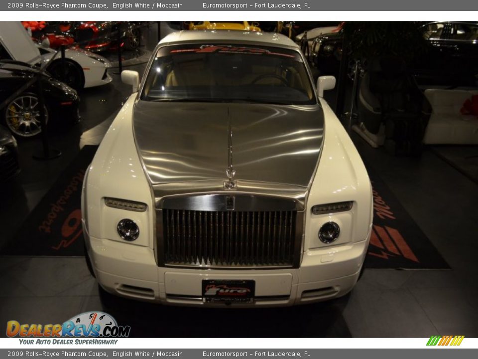 2009 Rolls-Royce Phantom Coupe English White / Moccasin Photo #5