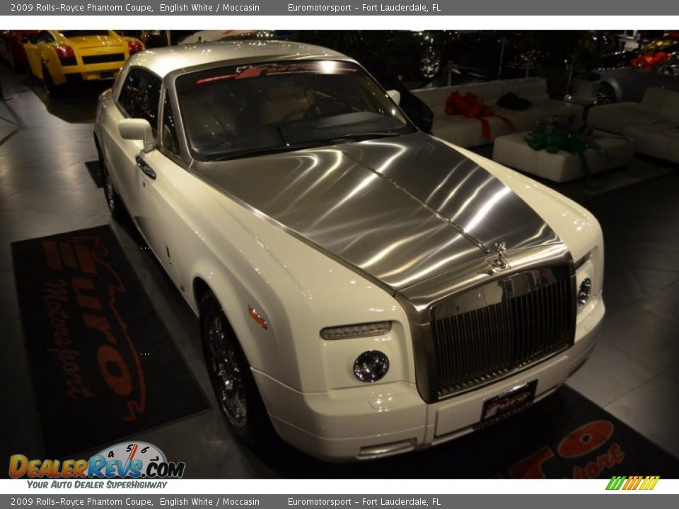 2009 Rolls-Royce Phantom Coupe English White / Moccasin Photo #11