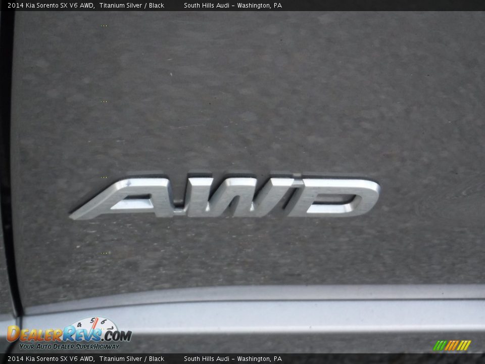 2014 Kia Sorento SX V6 AWD Titanium Silver / Black Photo #3