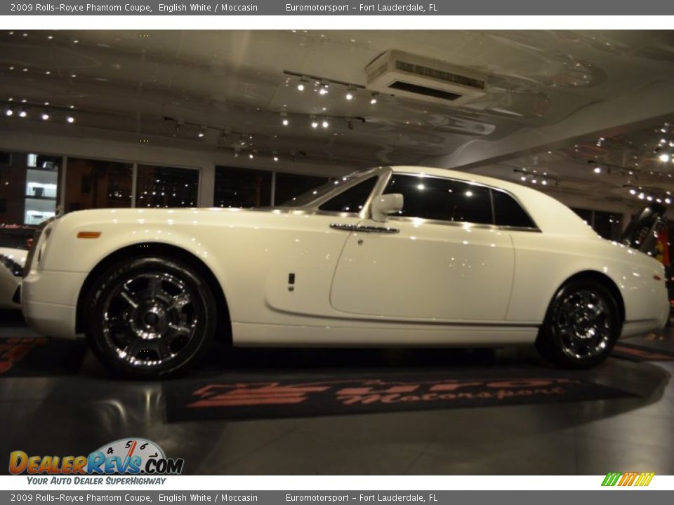 2009 Rolls-Royce Phantom Coupe English White / Moccasin Photo #13