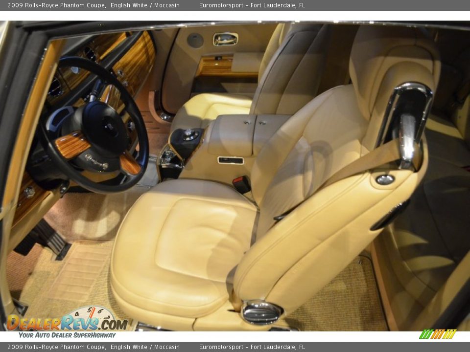 2009 Rolls-Royce Phantom Coupe English White / Moccasin Photo #17
