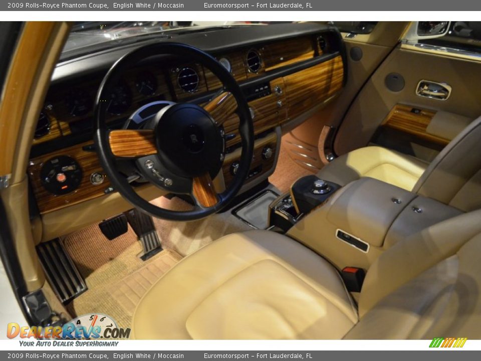 2009 Rolls-Royce Phantom Coupe English White / Moccasin Photo #18