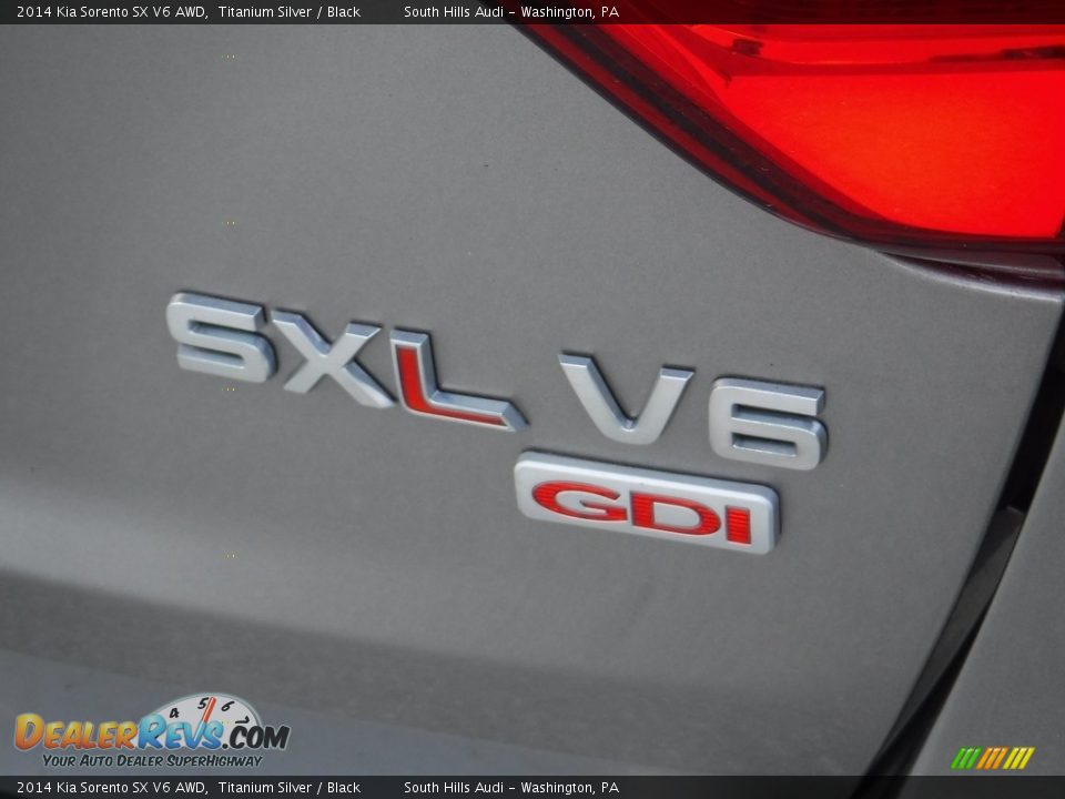2014 Kia Sorento SX V6 AWD Titanium Silver / Black Photo #11