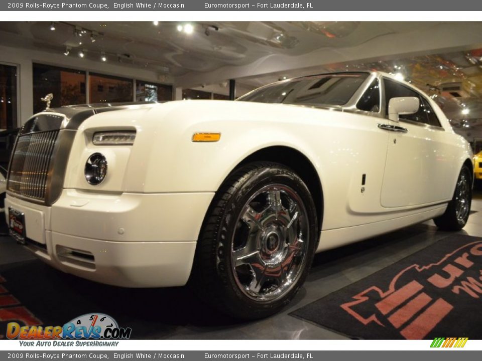 2009 Rolls-Royce Phantom Coupe English White / Moccasin Photo #25