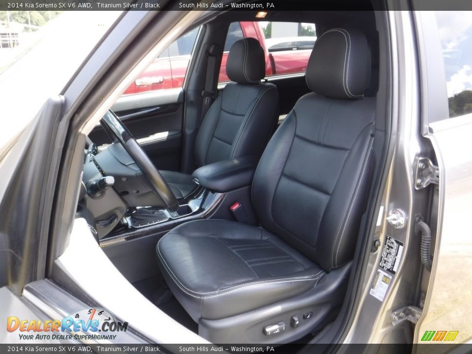 2014 Kia Sorento SX V6 AWD Titanium Silver / Black Photo #16