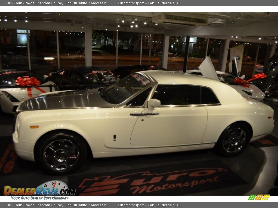 2009 Rolls-Royce Phantom Coupe English White / Moccasin Photo #28