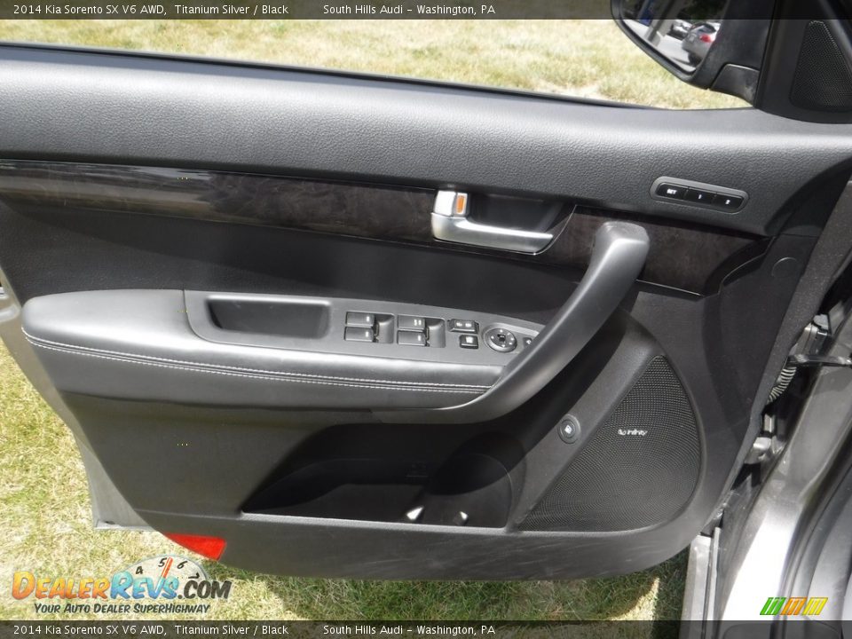 2014 Kia Sorento SX V6 AWD Titanium Silver / Black Photo #18