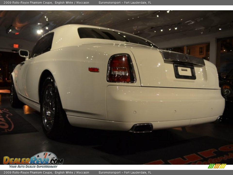2009 Rolls-Royce Phantom Coupe English White / Moccasin Photo #31