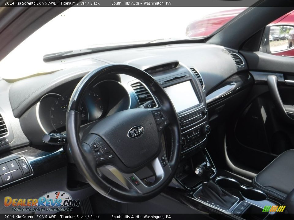 2014 Kia Sorento SX V6 AWD Titanium Silver / Black Photo #21