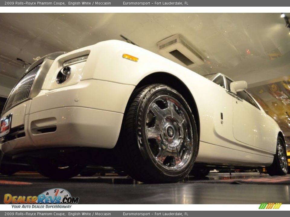 2009 Rolls-Royce Phantom Coupe English White / Moccasin Photo #43