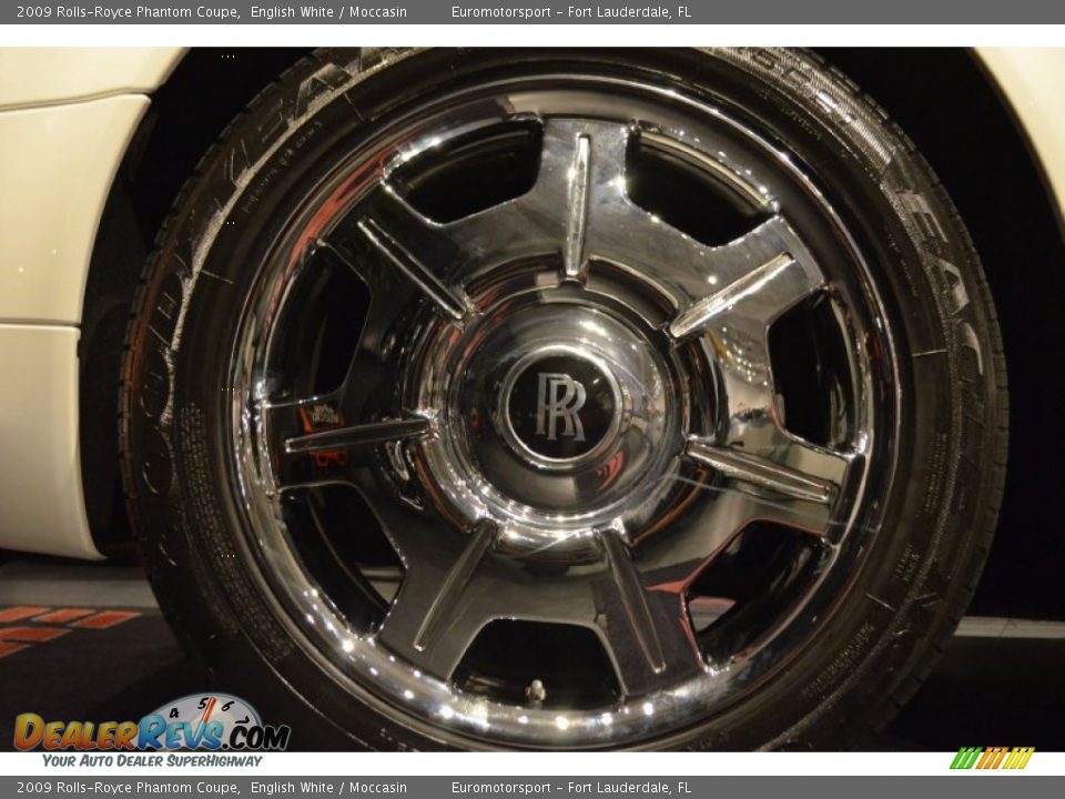 2009 Rolls-Royce Phantom Coupe English White / Moccasin Photo #44