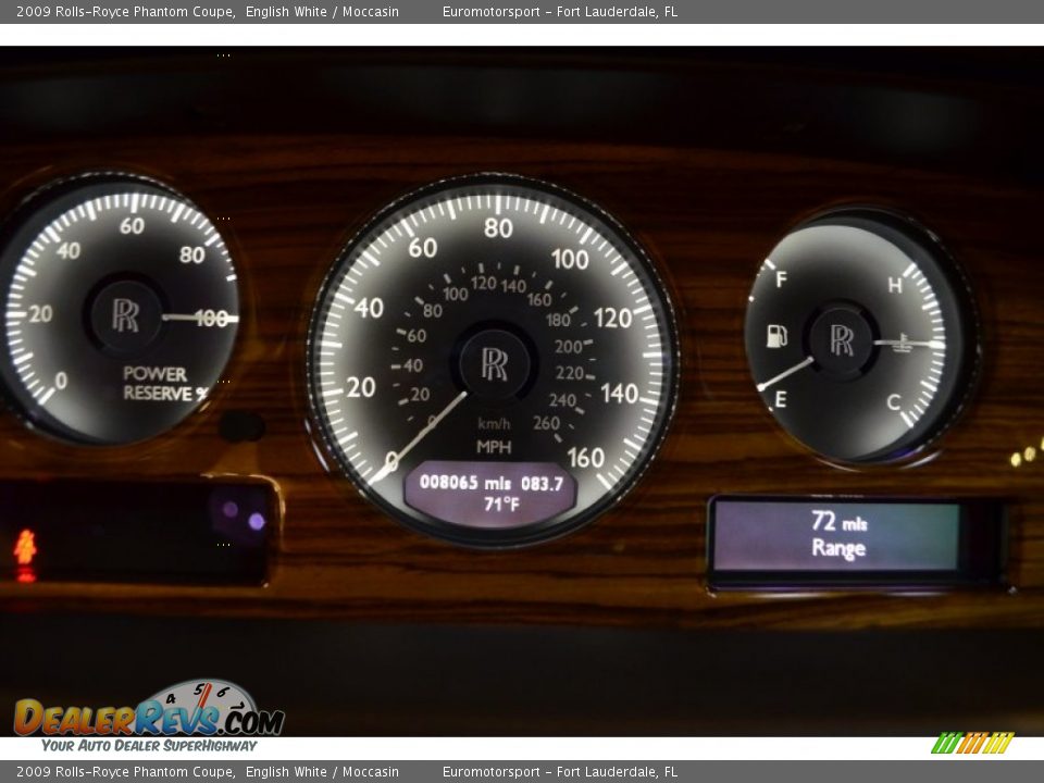 2009 Rolls-Royce Phantom Coupe English White / Moccasin Photo #49