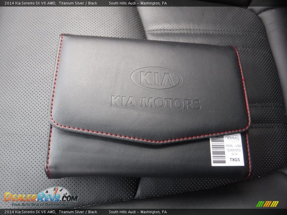 2014 Kia Sorento SX V6 AWD Titanium Silver / Black Photo #35