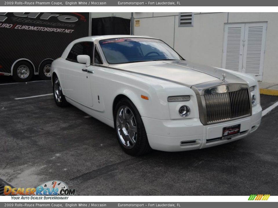 2009 Rolls-Royce Phantom Coupe English White / Moccasin Photo #53