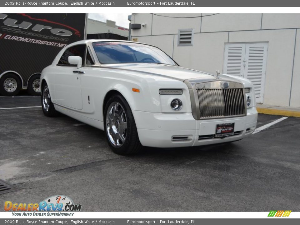 2009 Rolls-Royce Phantom Coupe English White / Moccasin Photo #54