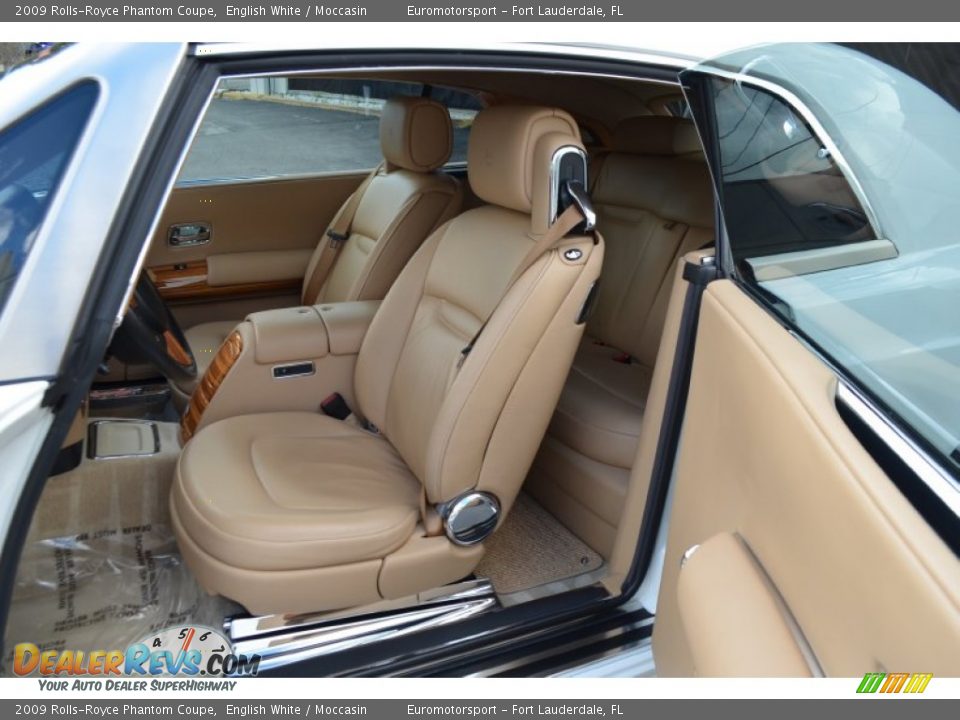 2009 Rolls-Royce Phantom Coupe English White / Moccasin Photo #67
