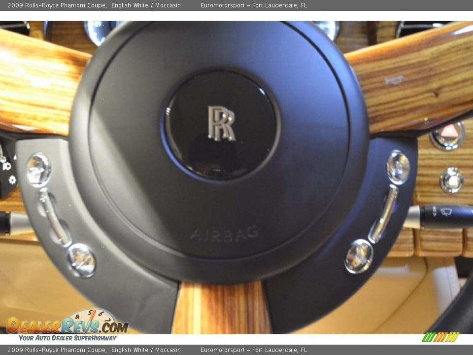 2009 Rolls-Royce Phantom Coupe English White / Moccasin Photo #71