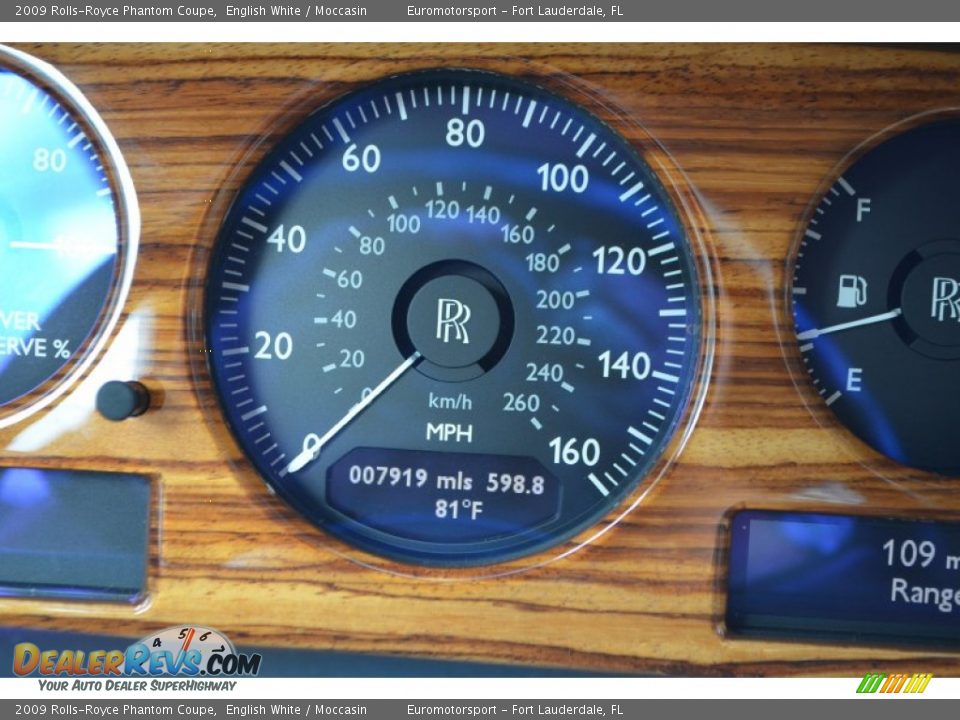 2009 Rolls-Royce Phantom Coupe English White / Moccasin Photo #79