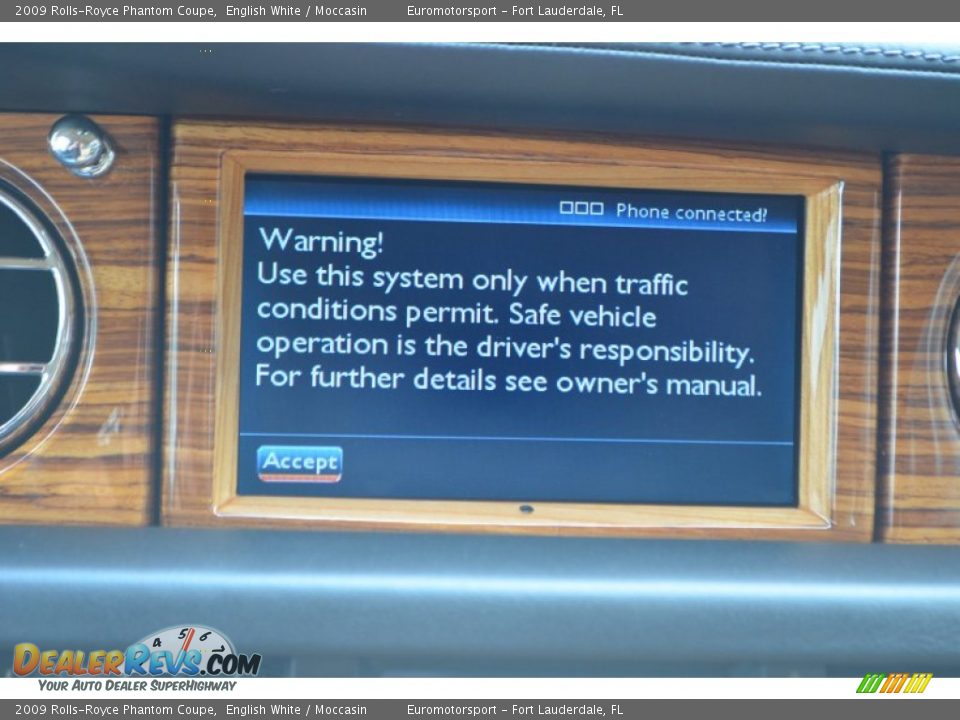 2009 Rolls-Royce Phantom Coupe English White / Moccasin Photo #80
