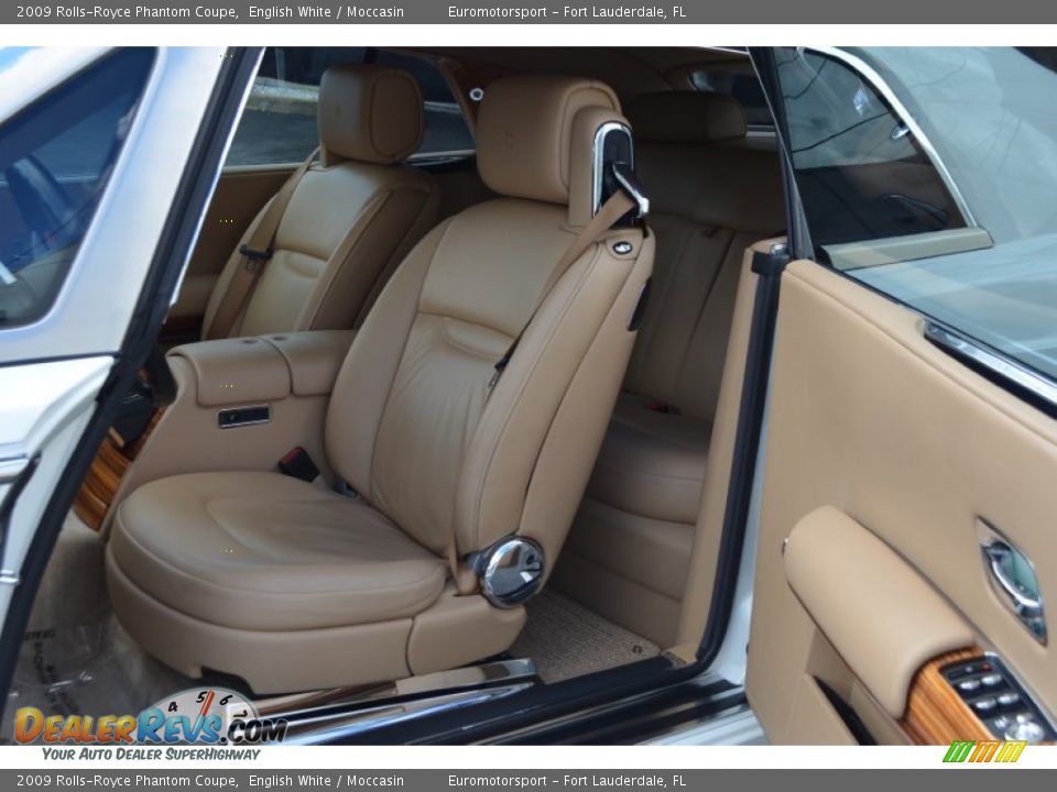 2009 Rolls-Royce Phantom Coupe English White / Moccasin Photo #84