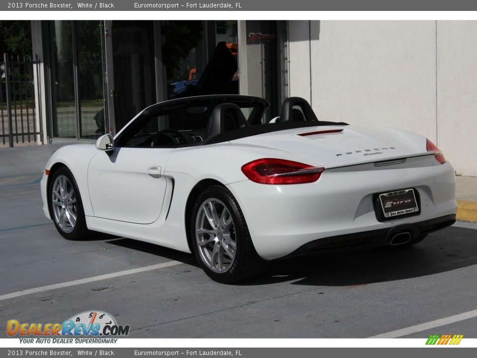 2013 Porsche Boxster White / Black Photo #9