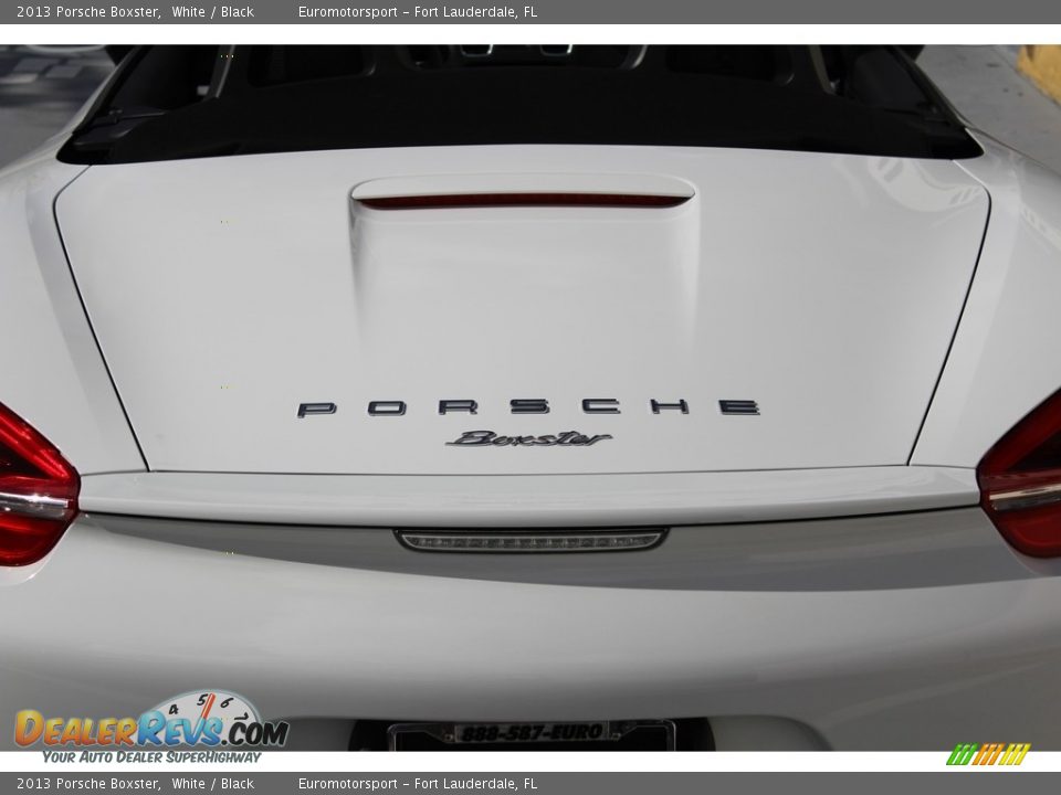 2013 Porsche Boxster White / Black Photo #11