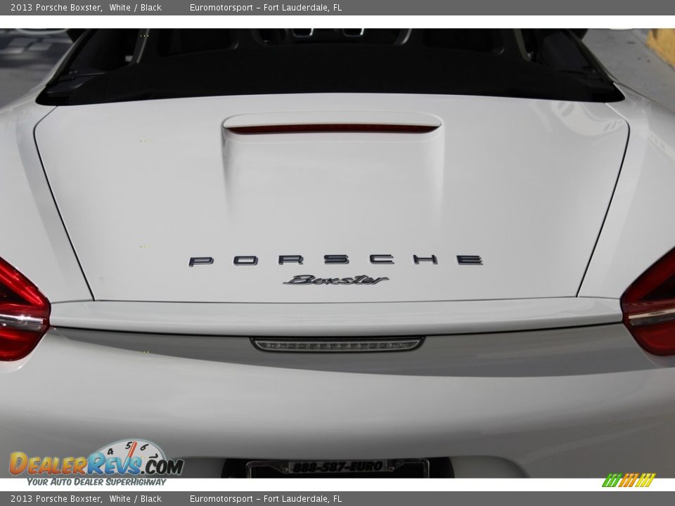 2013 Porsche Boxster White / Black Photo #47