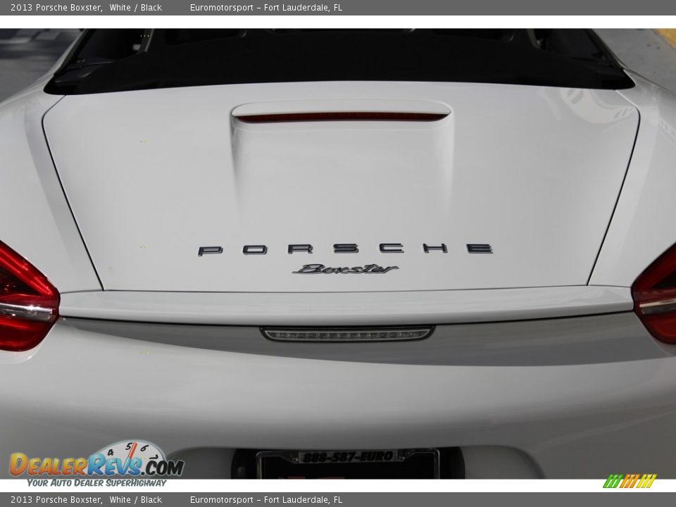 2013 Porsche Boxster White / Black Photo #48